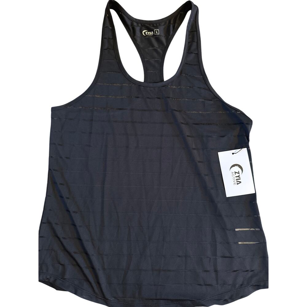 ZYIA ACTIVE-tank top - NEW, black size Large
